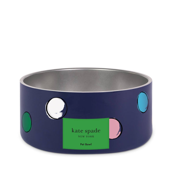 Large Dog Bowl in Watercolor Dot