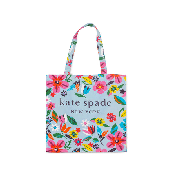 Canvas Book Tote in Safari Floral