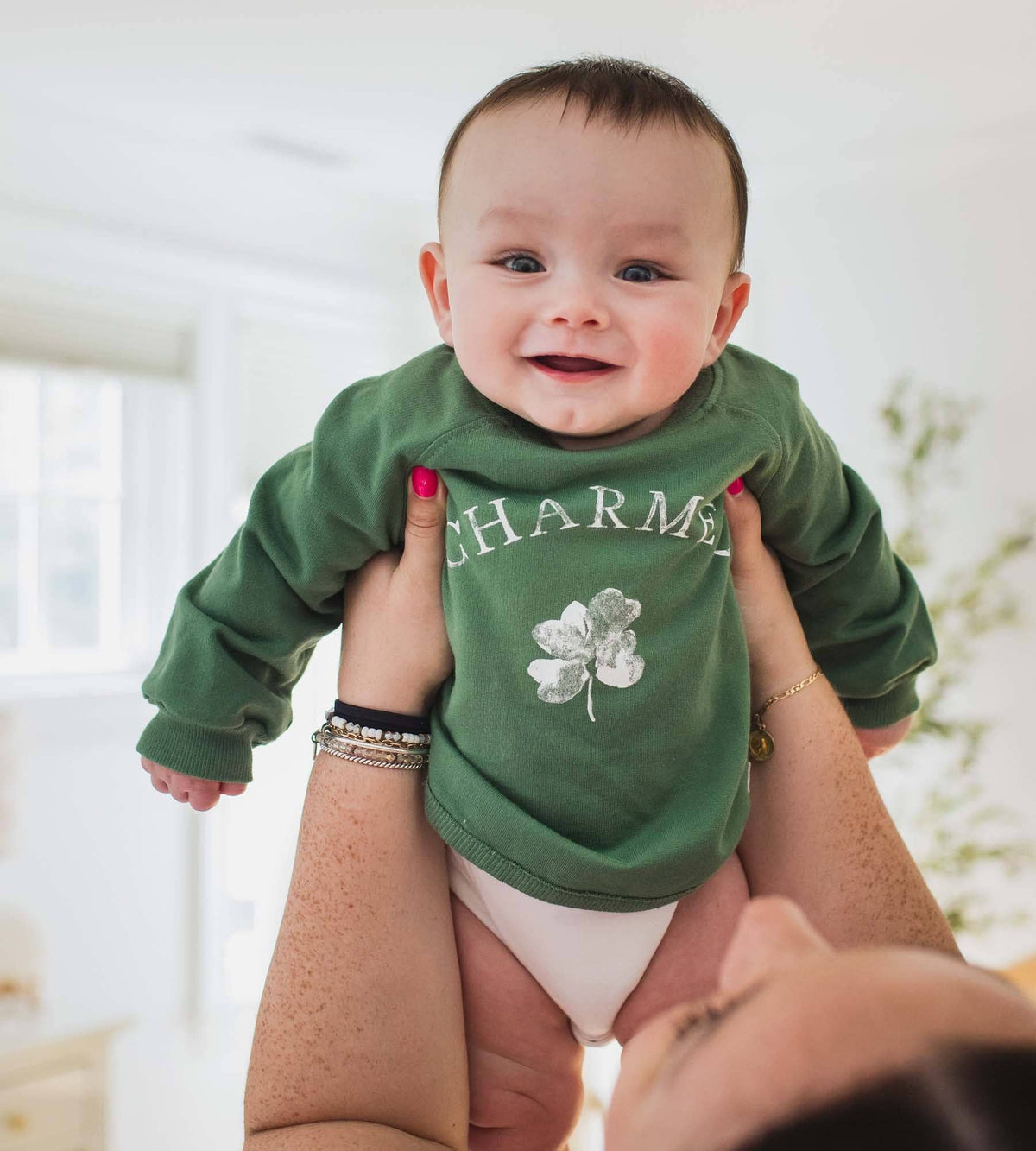Charmed Sweatshirt - Irish Clover Babies