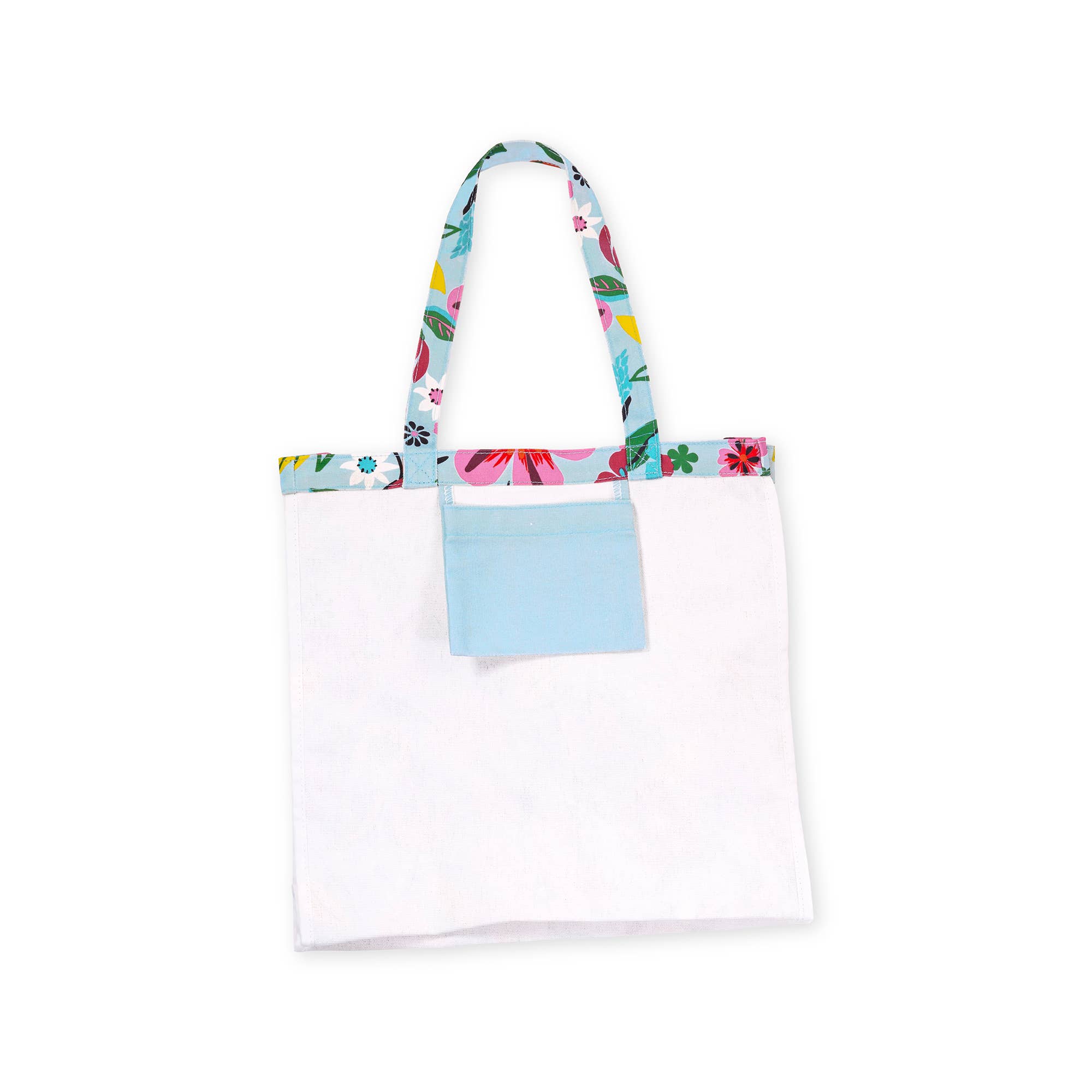 Canvas Book Tote in Safari Floral