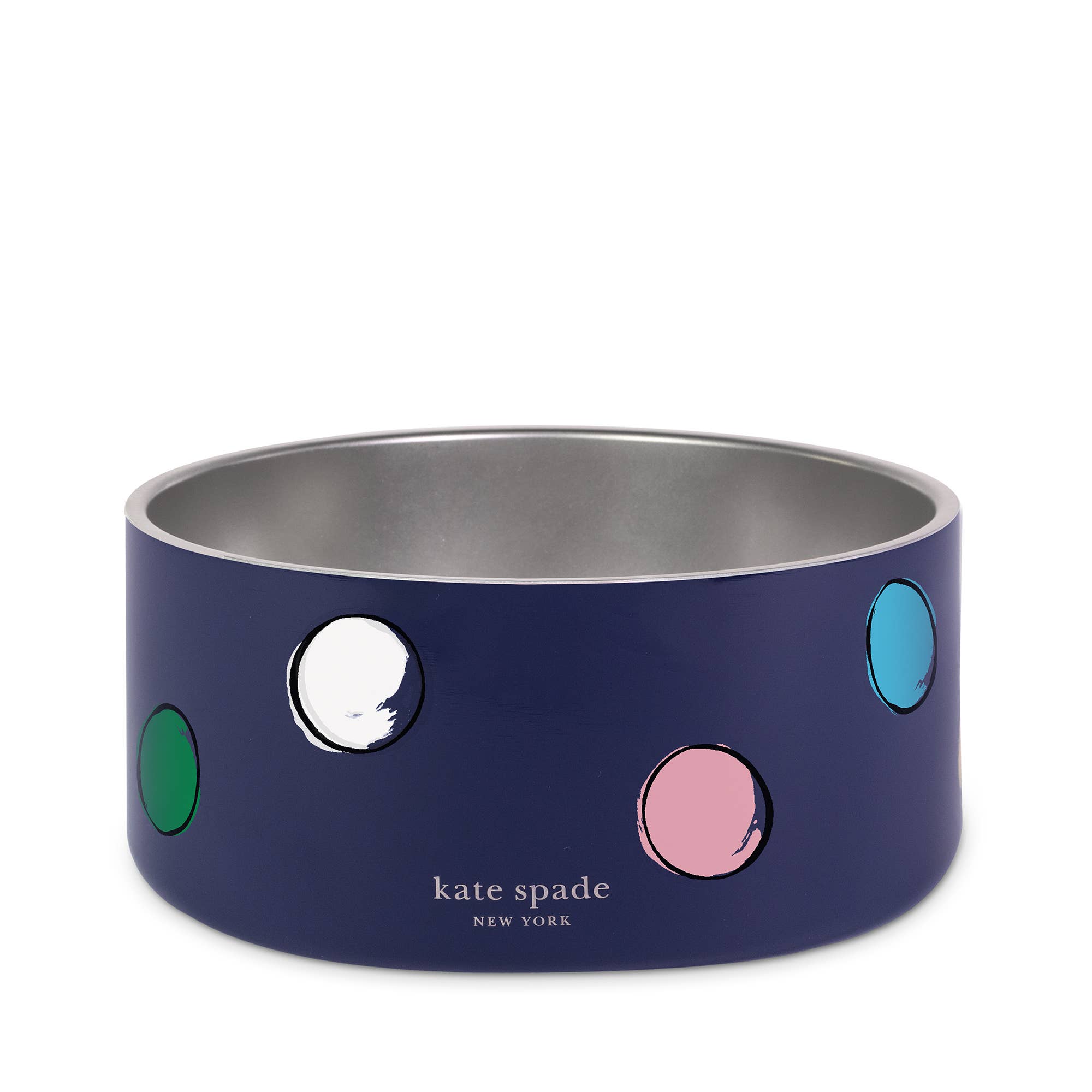 Large Dog Bowl in Watercolor Dot