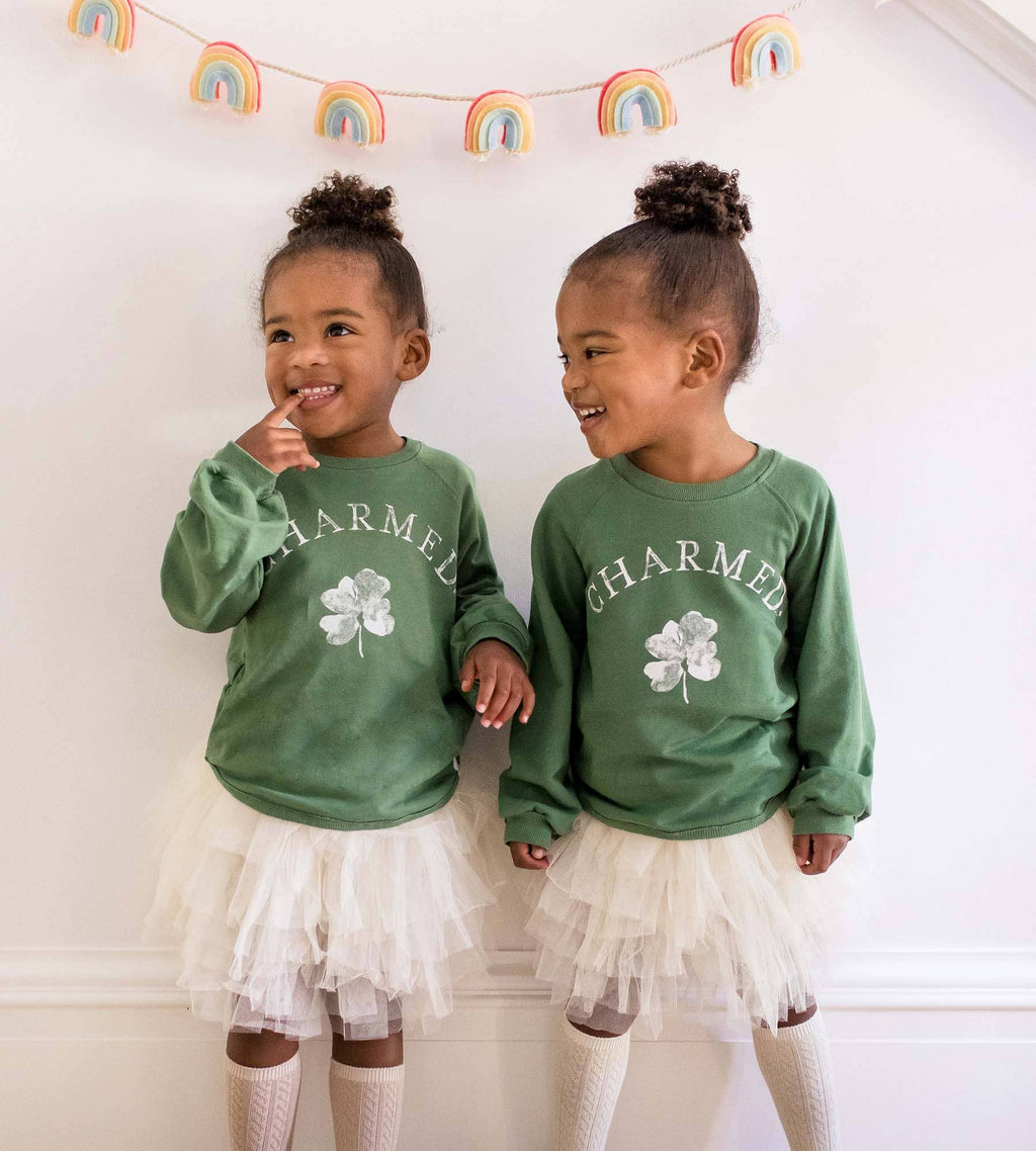 Charmed Sweatshirt Irish Clover Toddlers